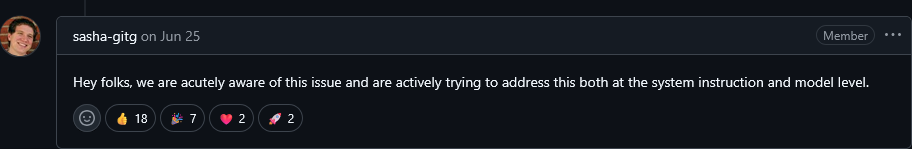 Github Issue Response